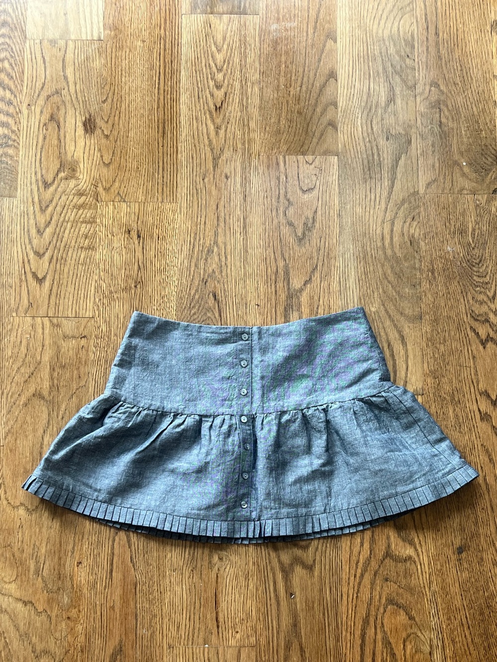 My Mum made it Blue Women's Ruffle Mini Skirt